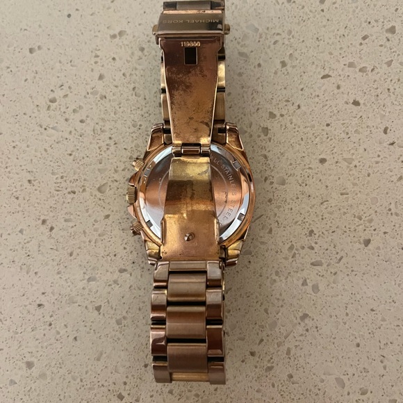 Michael Kors Rose Gold Rhinestone Watch - Picture 6 of 6